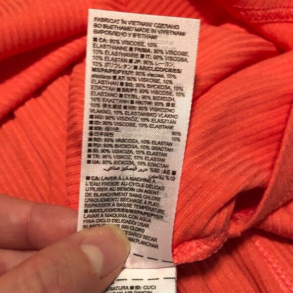 NWT! Gap Florida coral midi dress.  Size‎ small tall - Picture 6 of 10